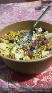 Slave licking and kissing my feet under the table while i eat