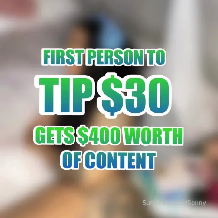 Tip me 30 for 400 worth of twerkin content right now baby 