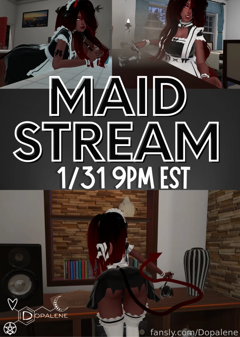 Hiiiii lt 333 maid stream is confirmed for this friday lt 33 i m so 