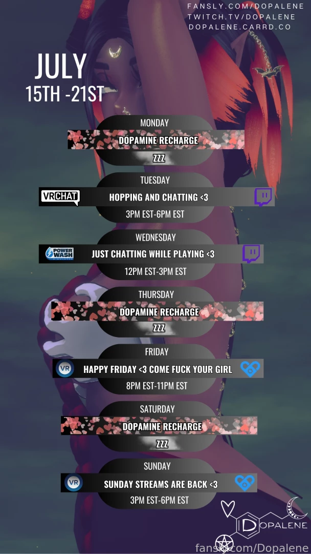 This week s schedule lt 33 