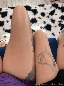 Crazy comparison with themeganlee nbsp her foot is smaller then my part 3