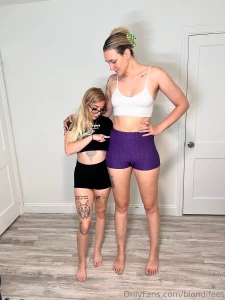 Crazy comparison with themeganlee nbsp her foot is smaller then my part 4