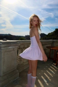 Wanna take a look under this dress