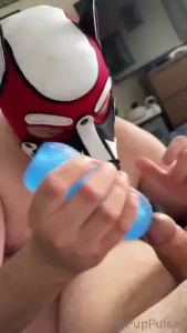 I love seeing pup snuggles get entranced by his alphas bone while he