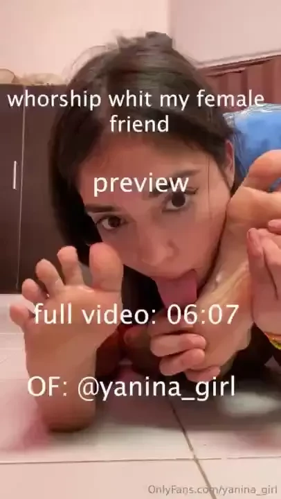 I started worshiping my friend s feet she got excited and then ended 