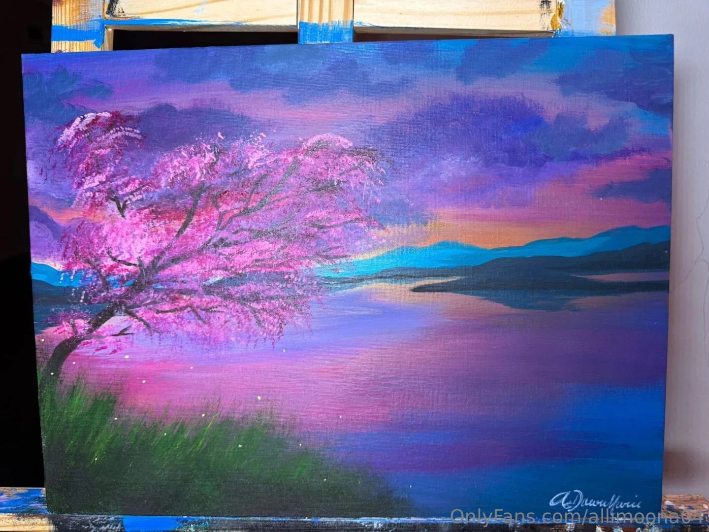 Got the painting from last night s live available on my website 