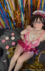 My birthday video watch me get sticky with icing as it melts between