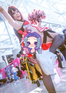 Momoyu and i in our nikke rewind cheer cosplay i got my up skirt shots