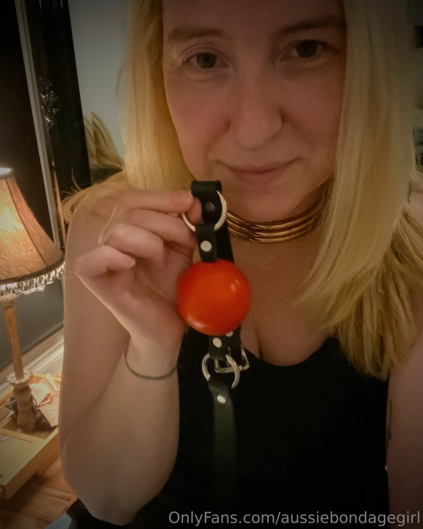 Three toys single strap with rings red ball harness gag and my cuffs 