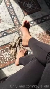 These feet are a little restless and stinky part 1