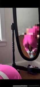 Swallow alert 6 and half minutes watch pink power ranger me do her