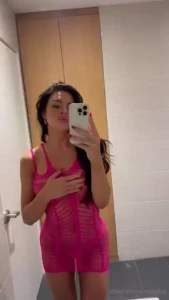 Check dms for full nipple reveal