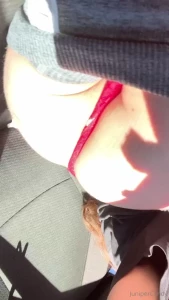 I love the rush i get when i do wedgies in the car especially when