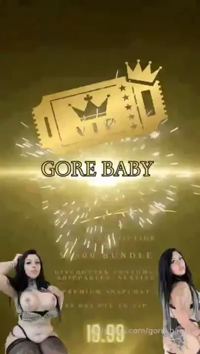 Gore baby vip 19 99 for lifetime access permanent page subscription 