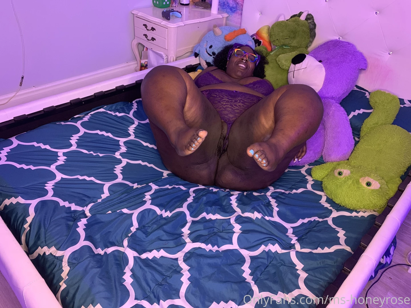 Just showing off my cute purple lingerie and these cute purple marks part 7 