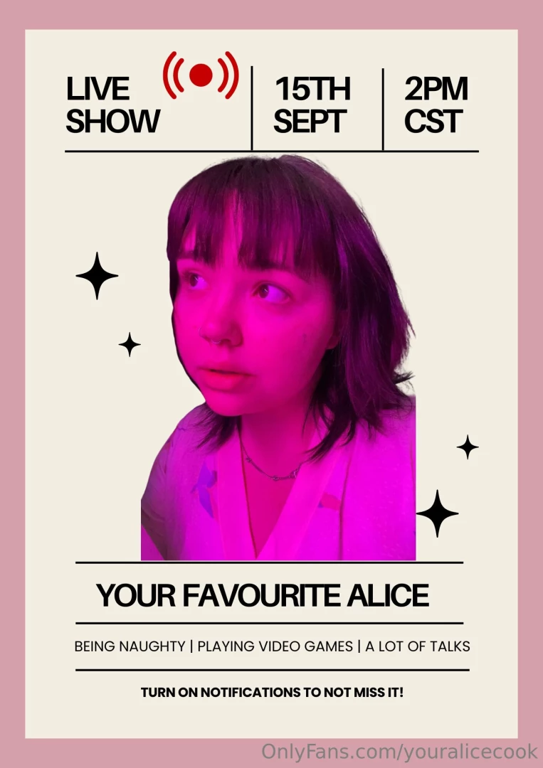 Youralicecook part 1 