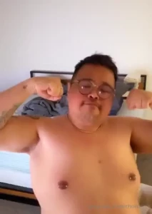 Goes to the gym once