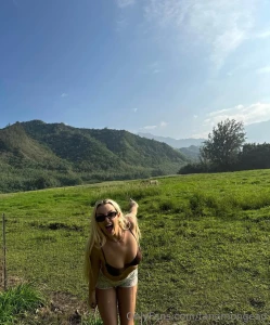 Touching grass be like