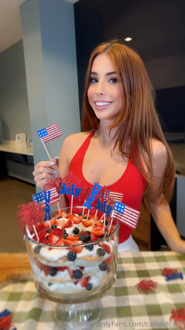 Getting ready for the 4th with my favorite angel food cake recipe 