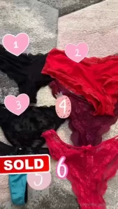 Will be worn for a mimimim of 24 hours just for you and i ll cum in