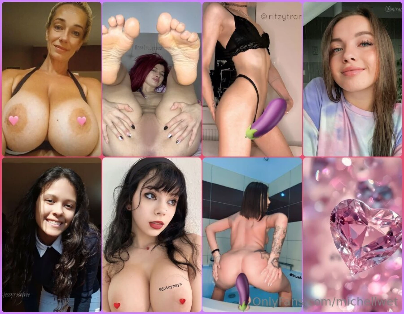 Karendiamond realrubyross ritzytrans miraclefree jessyrosefree 