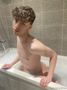 I hope i don t drop the soap hehe