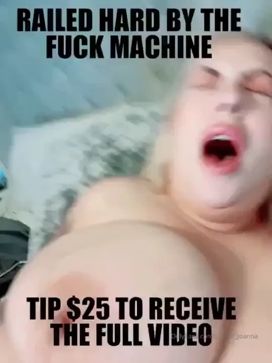New exclusive railed on the hardest fuck machine setting squirted so 