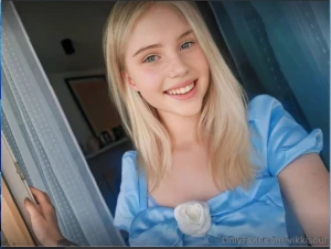 Please be gentle lizzy_blonde lick her all over and call her your slut part 97