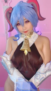 Ganyu being cuti and lewd at the same time why not get my vip page for