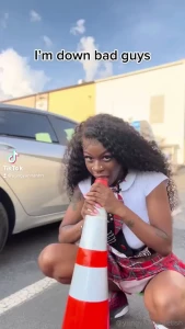 My viral cone video i almost got caught fucking this cone