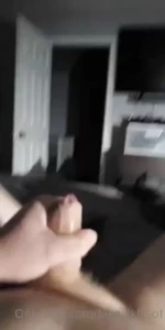 Watch me cum all over myself part 1