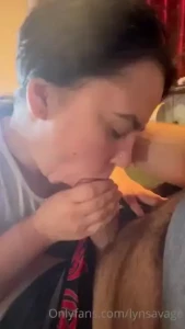 Mmm i love sucking my bf dick it s one of my favs how about you what y