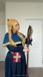 Dungeon meshi marcille cosplay part 1 part 2 in the dms i find monster