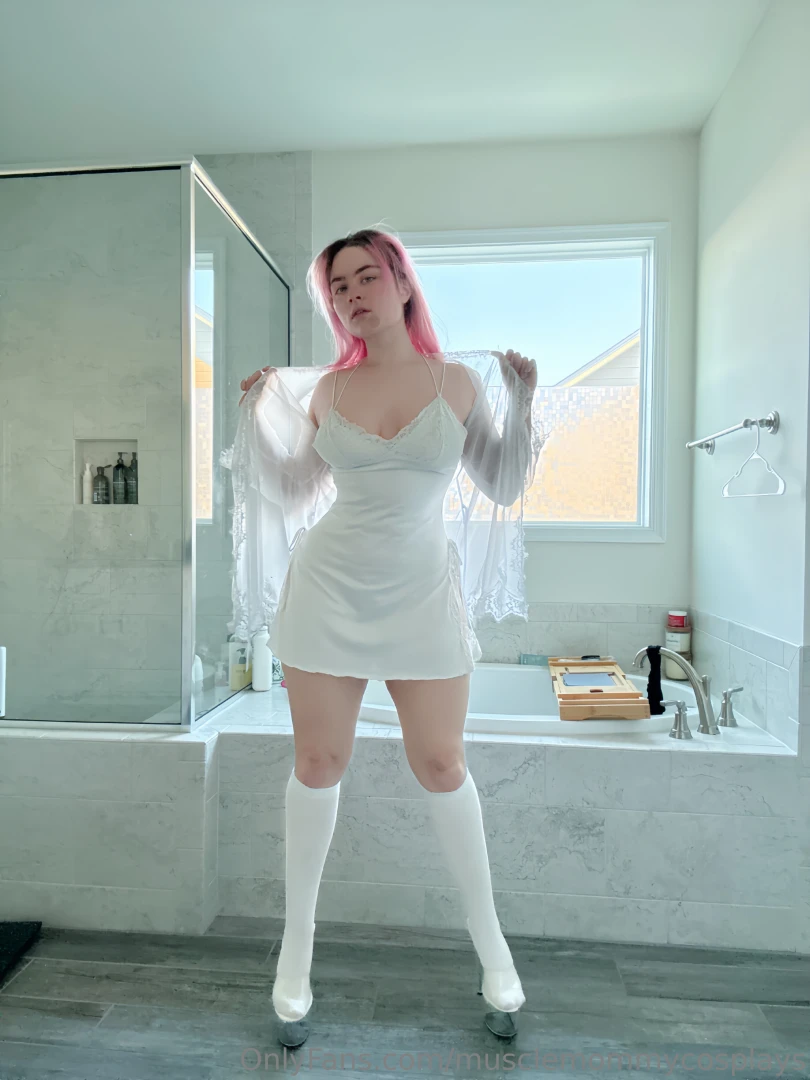 White lingerie pictures 3 videos are in my premium page goodnight you part 5 