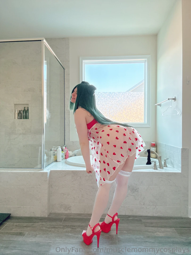 Lingerie picture set in the here white dress heart pattern look with part 13 