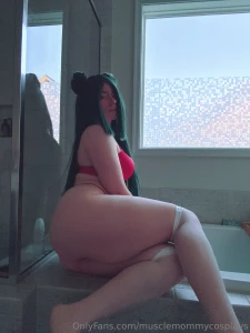 Lingerie picture set in the here white dress heart pattern look with part 15