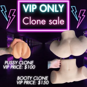 Booty clone pussy clone and panties valentines deal - with free xxx