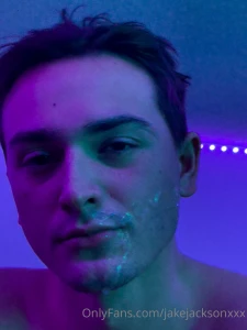 Left my load on masynthornexxx cute face he looks so much better this