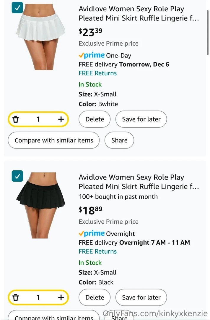 Sooo believe it or not buttttt i have absolutely no mini skirts in my part 1 