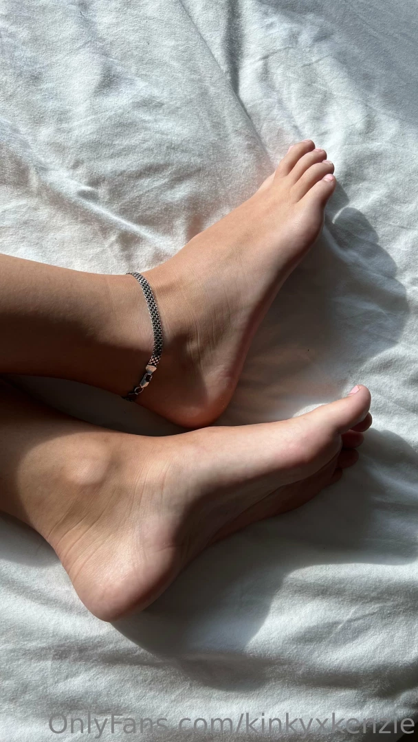 Free foot bundle my cute little feet relaxing on the bed at the hotel part 4 