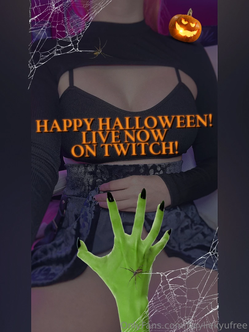 Happy halloween i m live now on twitch how about you stop on by amp 