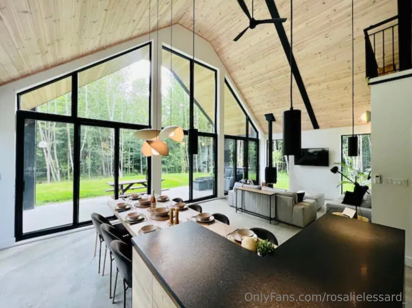 Voici le airbnb qu on a lou mariejo lebrun pis moi la semaine pro a part 1 