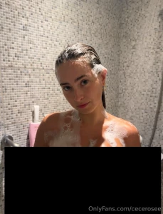 Surprise nude soapy titties but then i wash the soap off to expose my