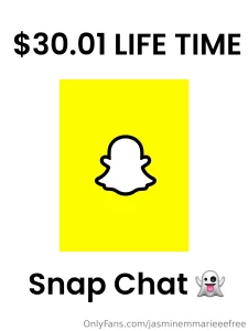 30 01 life time snapchat only available for the next 10 fans tip 30 01