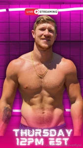 I ll be doing a workout live in a few hours so make sure to be there