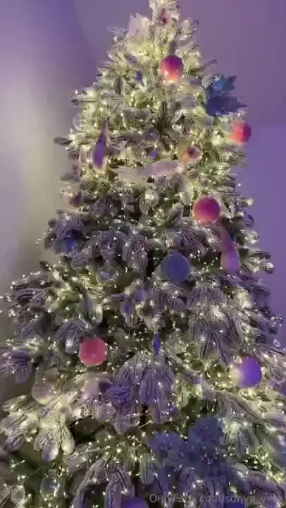 What do you think of my decorated tree check out the video to see how 
