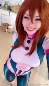 I love the way i look in uraraka cosplay do you like the way i look in