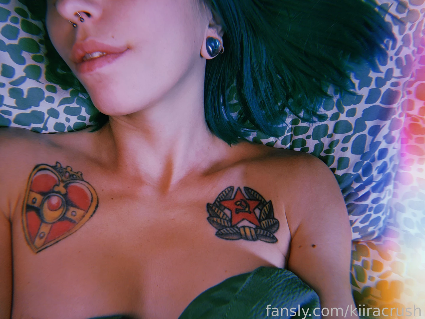 Good morning buttlickers it s noon lewd tease greenhair tattoos fyp 