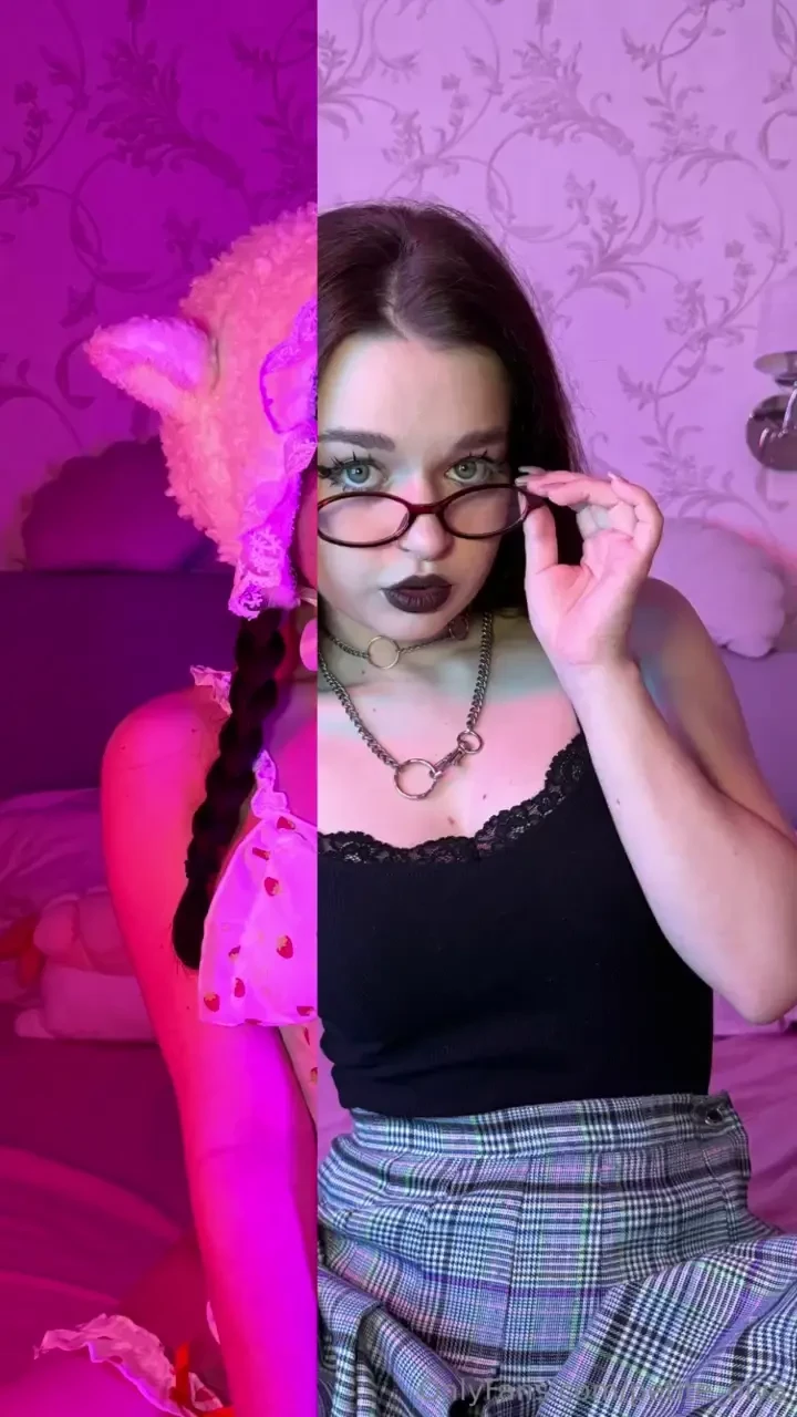 Who will you choose the cute girl with ears who will be gentle or the part 1 