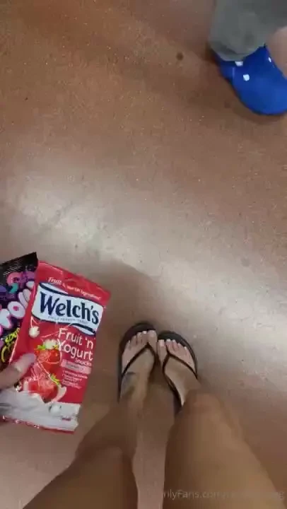 I look at my toes way too much 